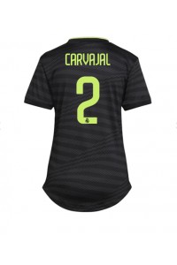 Real Madrid Daniel Carvajal #2 Voetbaltruitje 3e tenue Dames 2022-23 Korte Mouw